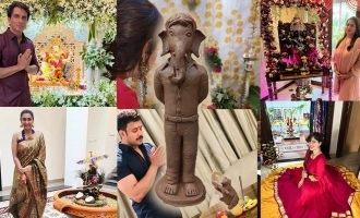 Celebrities' colourful Vinayagar Chaturthi celebration-Viral  Photos