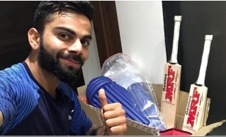 Virat Kohli posts video tutorial on how to take care of cricket bats