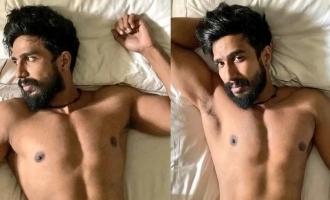 Vishnu Vishal's dress less photos from bedroom go viral - Wife turns photographer