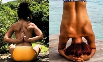 Two actresses join hands for nude yoga
