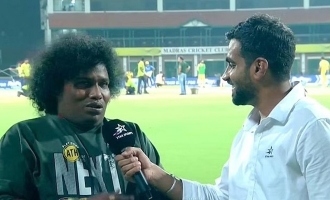 Yogi Babu about MS Dhoni CSK vs KKR Match IPL 2023 Vijay Antony Kalidas Jayaram Latest Viral Photo Video