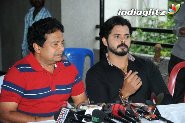 Cricketer Sreesanth Movie Announcement Press Meet