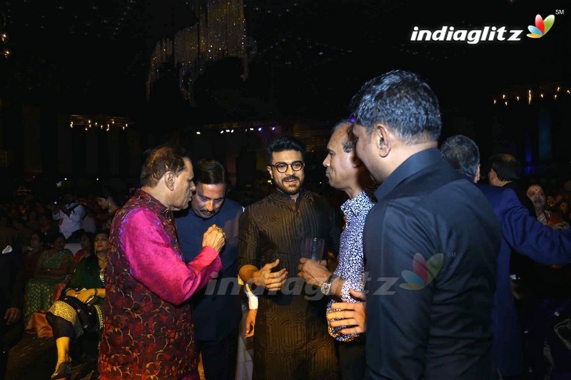Celebs @ T Subbarami Reddy Grandson Anirudh Wedding Sangeet