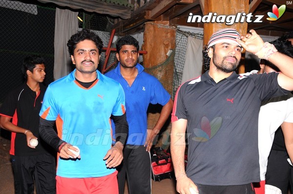 CCL 3  - Telugu Warriors Cricket Practice