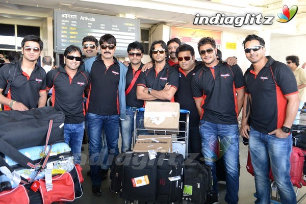 CCL 3 - Telugu Warriors Team @ Ranchi