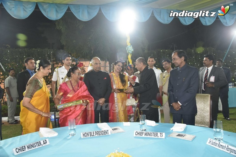 Chiranjeevi, Pawan Kalyan, Rana & Celebs Meet President