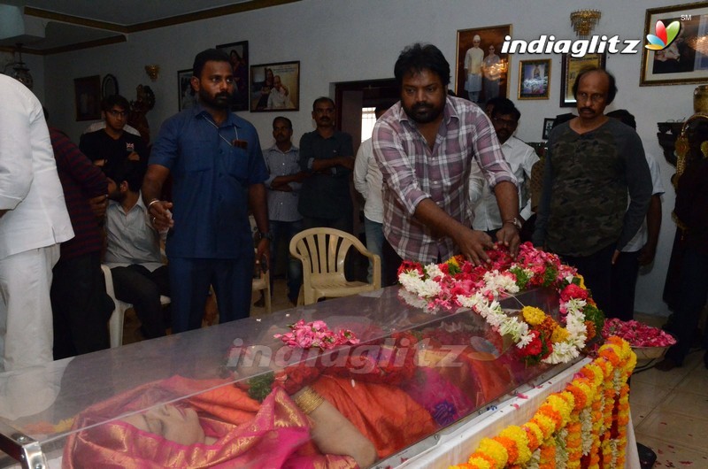 Celebs Pay Last Respects To Vijaya Nirmala