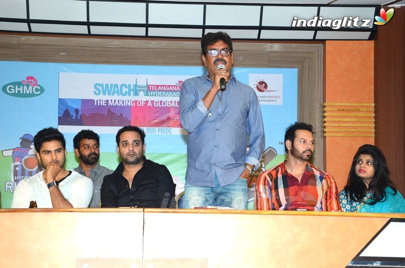 Swachh Hyderabad Cricket Match Press Meet