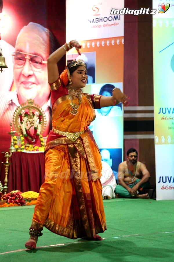 K Viswanath And Vamsi @ Chaganti Pravachanam On Sankarabharanam