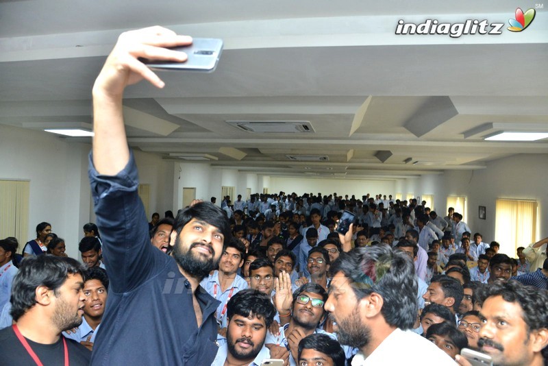 'Chalo' Team Promotional Tour At GIET College @ Rajahmundry