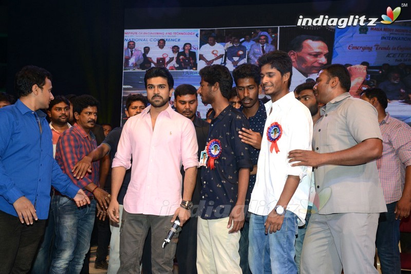 Ram Charan @ Malla Reddy College 3rd Anniversary