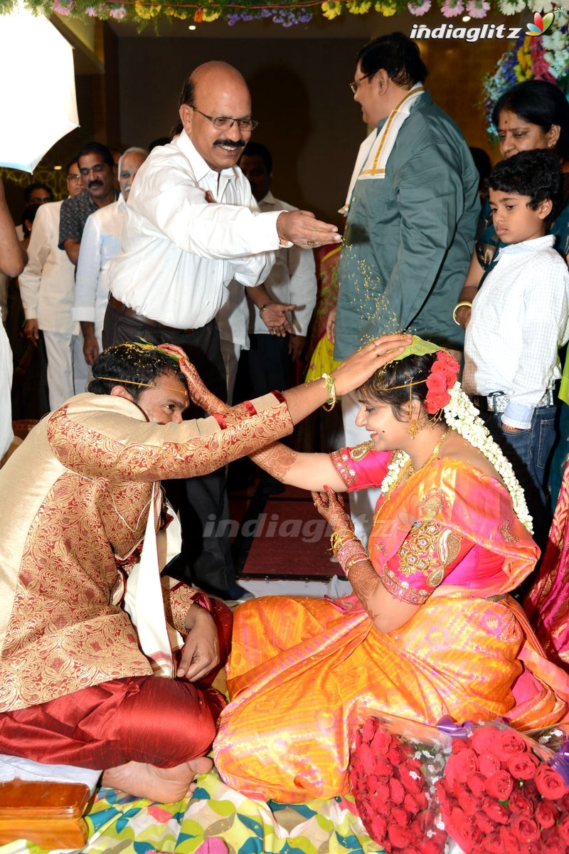 Celebs @ Director K Vasu Daughter Wedding