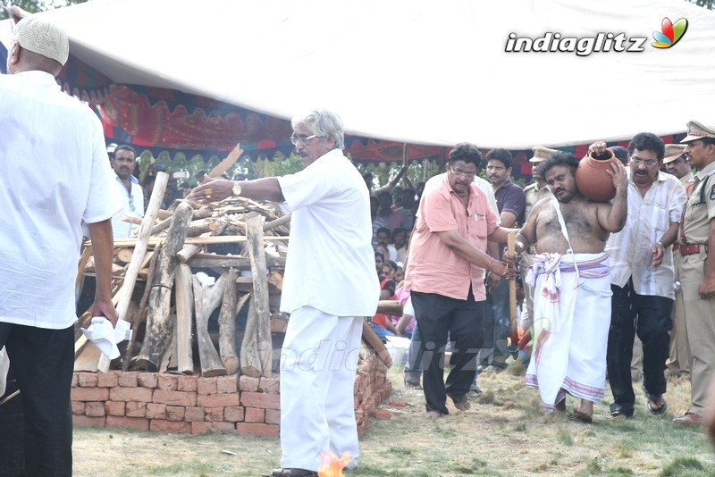 Dasari Narayana Rao Last Rites @ Moinabad Farmhouse