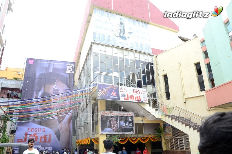 'Evaru' Team Theaters Visit in Hyderabad