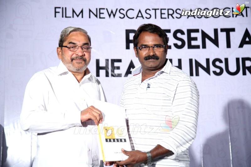 Film Newscasters Association of Electronic Media Health Cards Distribution Event