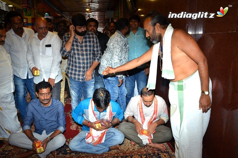 'Gaddalakonda Ganesh' Team @ Durga Temple, Vijayawada