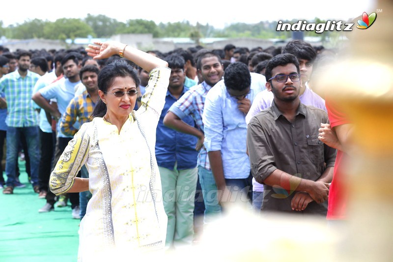 Actress Gouthami Youth Yoga At GITAM College , Hyd