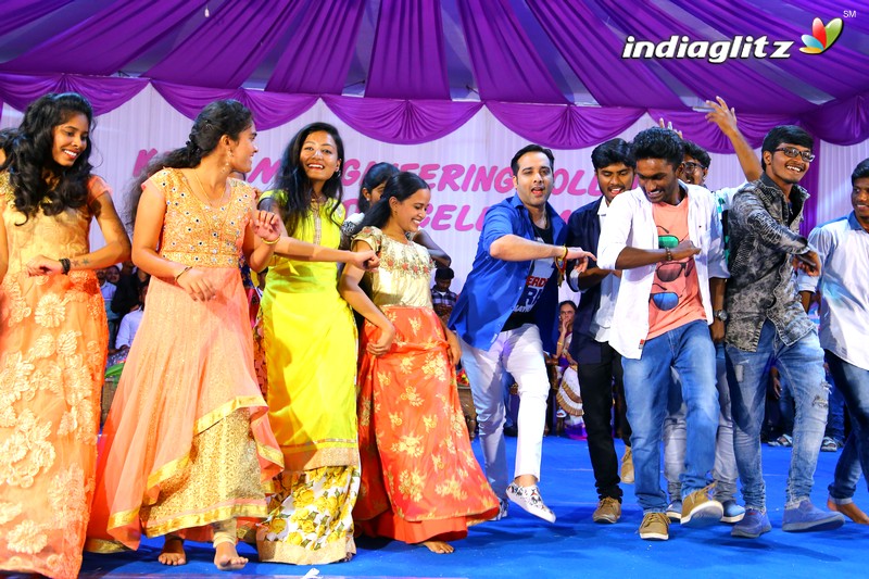 'Idi Naa Love Story' Promotions @ Kuppam Engineering College