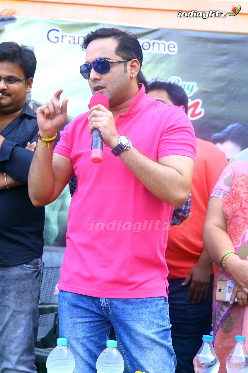 'Idi Naa Love Story' Team Promotions at Nandigama