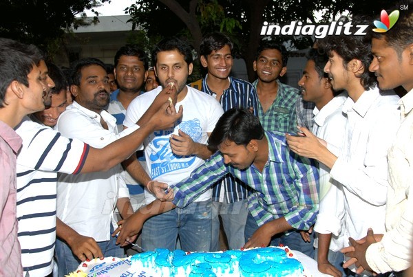 Nithin Fans Celebrates 'Ishq' 100 Days