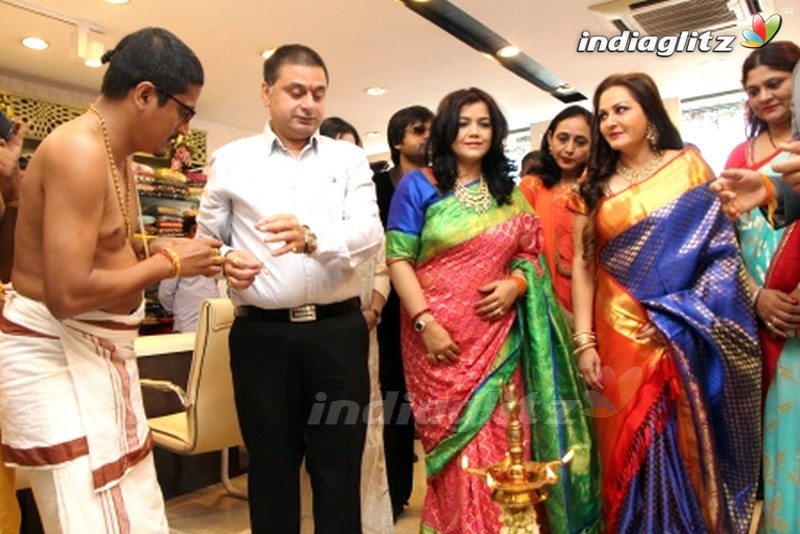 Jayaprada & Designer Amrita Mishra At Launch Of TRISHA Designer Wear