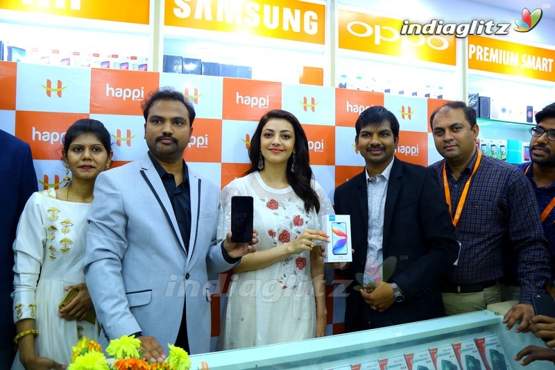 Kajal Agarwal Launches Happi Mobiles @ Karimnagar