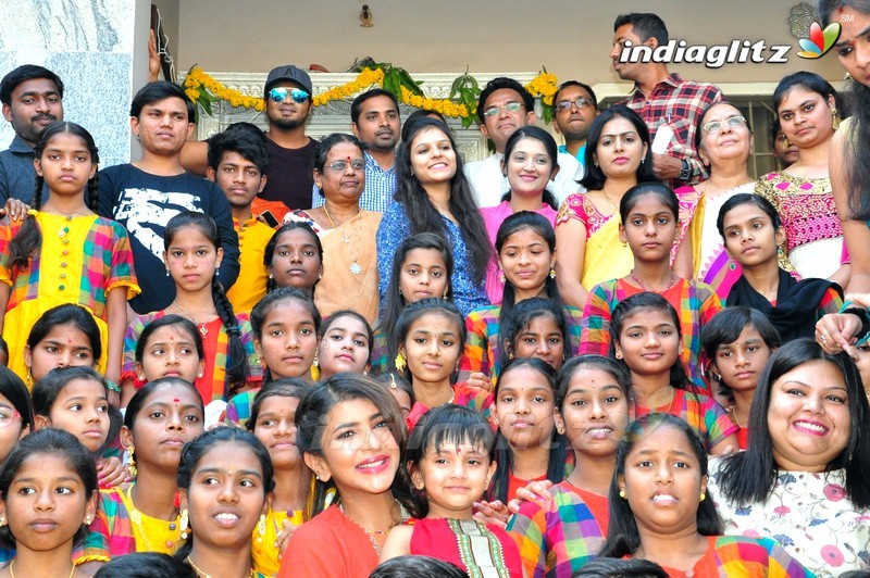Lakshmi Manchu Celebrates Sankranthi with Govt Schools Kids
