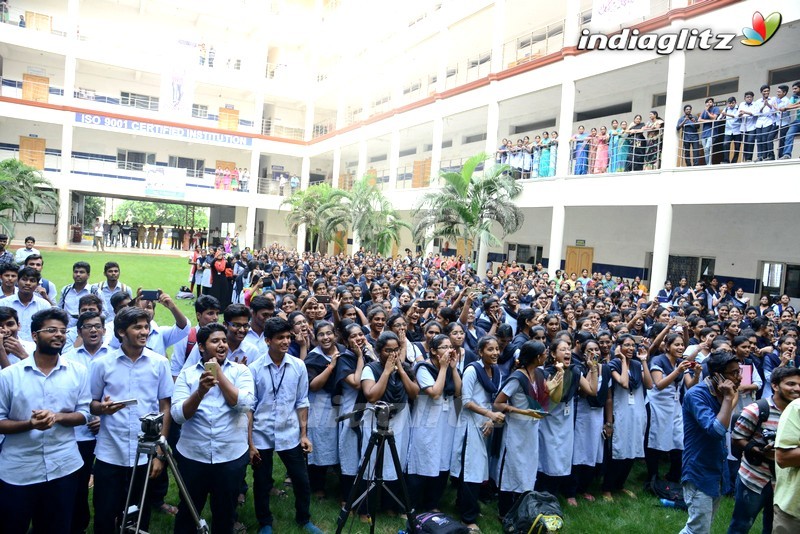 'London Babulu' Team @ SRK College & KBN College & Trendset Mall in Vijayawada