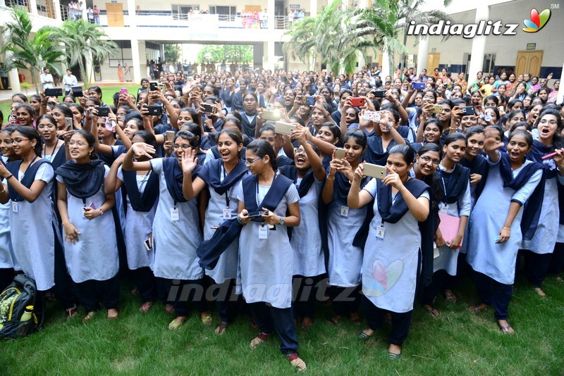 'London Babulu' Team @ SRK College & KBN College & Trendset Mall in Vijayawada