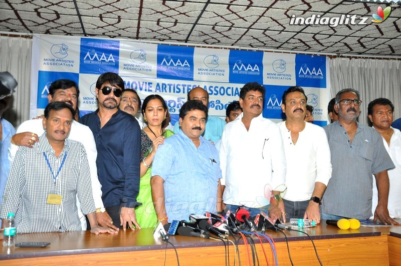 Maa Association Press Meet For Sri Reddy