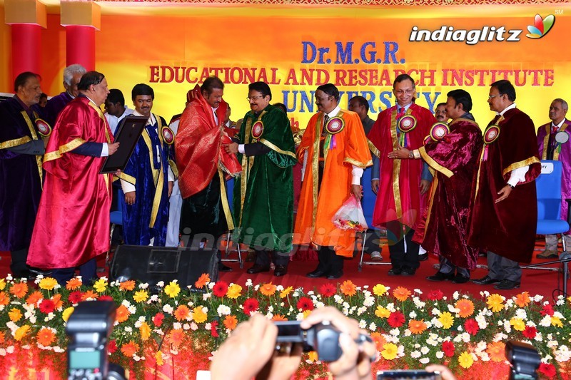 Mohan Babu Receives Doctorate From MGR University