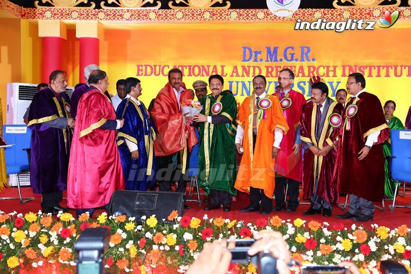 Mohan Babu Receives Doctorate From MGR University