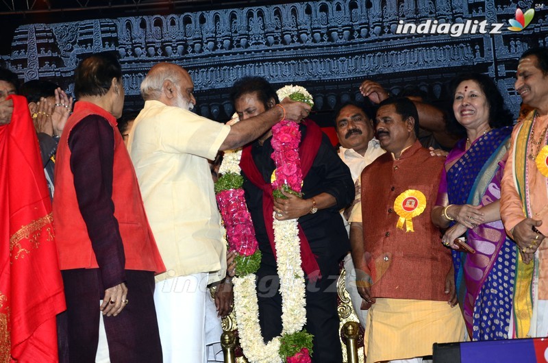 Mohan Babu felicitated by TSR Kakatiya Lalitha Kala Parishat