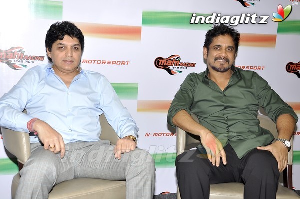 Nag @ Mahi Racing Team India Press Meet