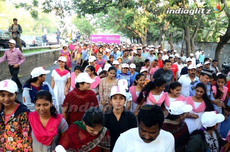 Balakrishna, Kavitha & Lakshmi Manchu at Breast Cancer Awareness Walk