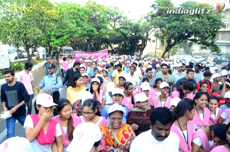 Balakrishna, Kavitha & Lakshmi Manchu at Breast Cancer Awareness Walk