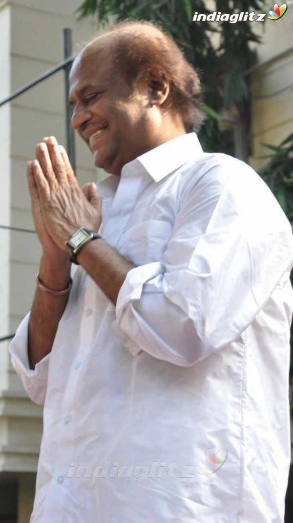 Rajinikanth Turns 63, Greets His Fans Happily