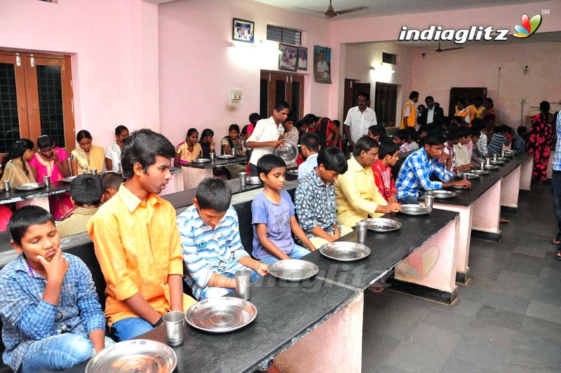 Saakshyam Success Tour @ Blind School and Tirumala Theater, Nalgonda