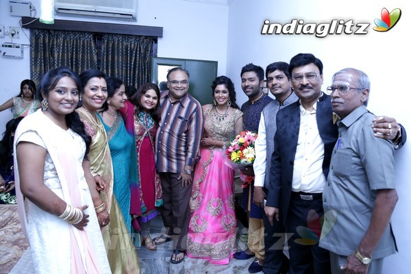 Bhagyaraj's son Shanthan And Keerthi Wedding Reception