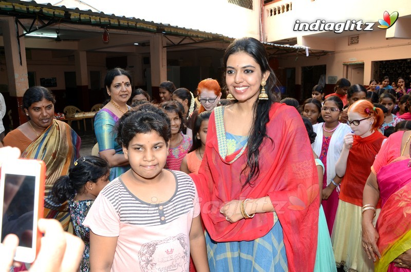 Shivani Rajashekar Birthday Celebrations At Devnar School For The Blind