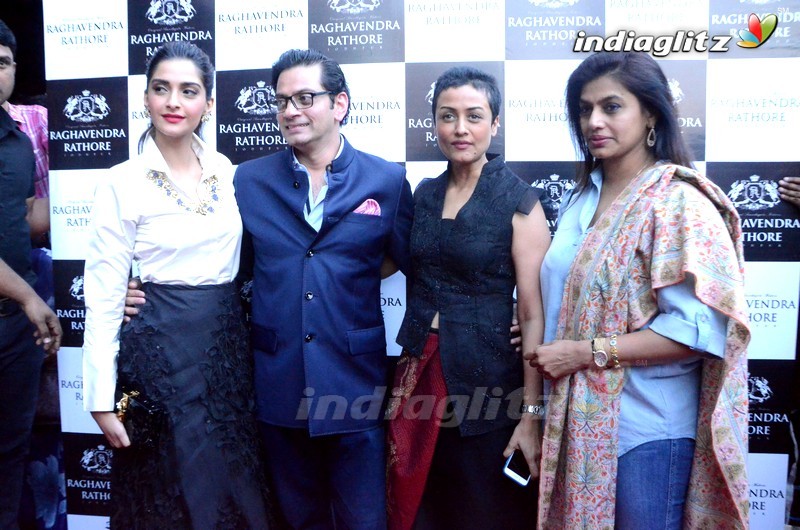 Sonam Kapoor Launches Raghavendra Rathore Store @ Banjara Hills