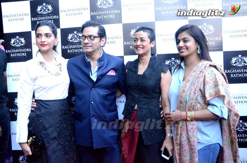 Sonam Kapoor Launches Raghavendra Rathore Store @ Banjara Hills