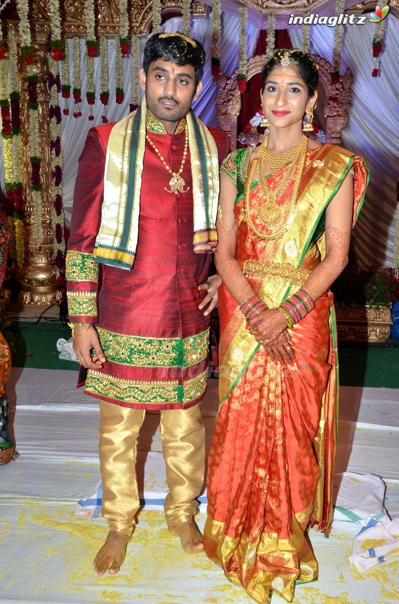 Celebs @ Vijaya Nirmala's Niece Sri Divya Weds Sai Nikhilesh