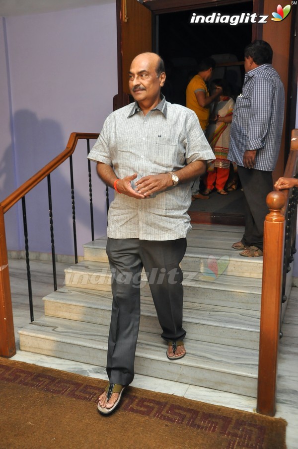 Krishna Watches 'Srimanthudu' With Family