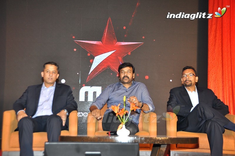 Chiranjeevi @ 'StarMAA' Logo Launch