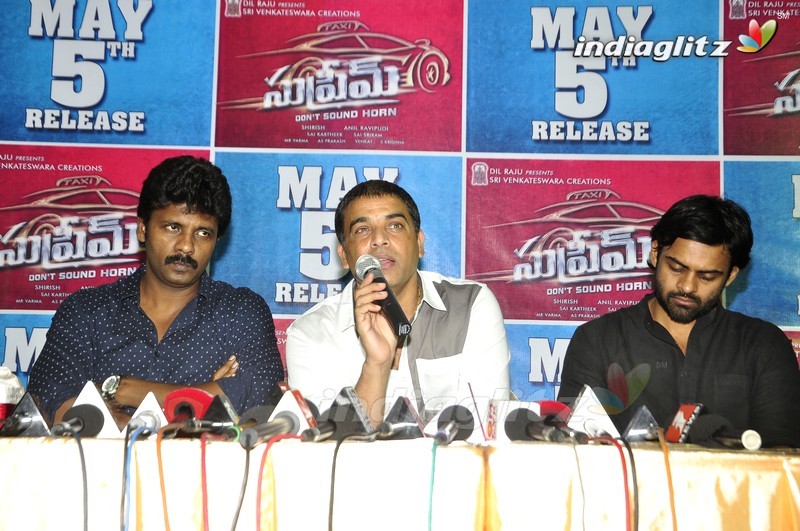 'Supreme' Team Press Meet @ Rajahmundry