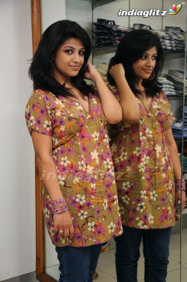 Supriya @ Subham Cloth Store 1st Anniversary