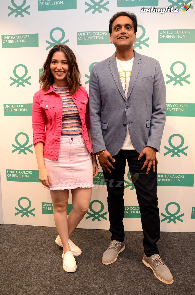 Tamannaah Launches UCB Spring-Summer 2019 Collection In Hyd