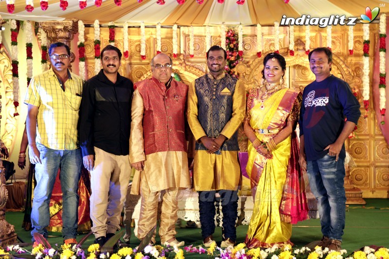 Thota Prasad Daughter Padma Naga Sravya Wedding Reception Photos