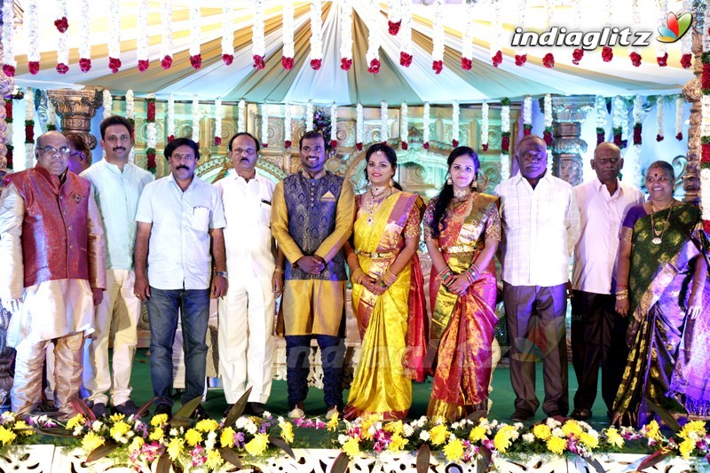 Thota Prasad Daughter Padma Naga Sravya Wedding Reception Photos
